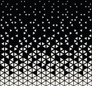 kesintisiz geometrik üçgen vektör desen