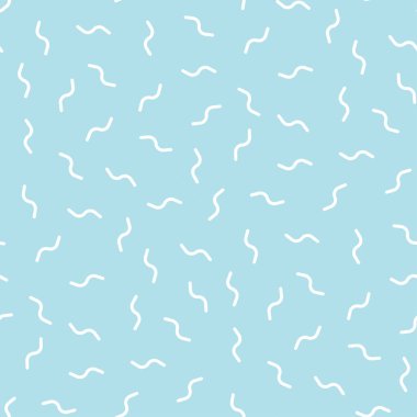 Memphis tarzı soyut deco sanat desen