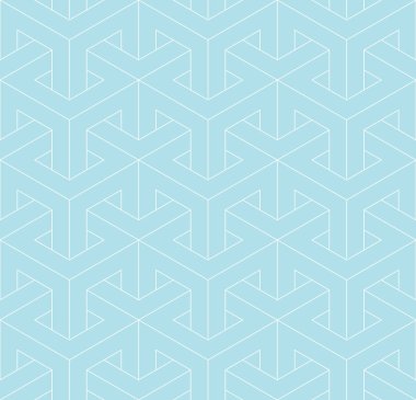 soyut kesintisiz geometrik Y kılavuz deseni