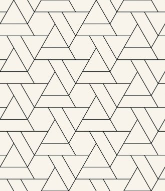 kesintisiz geometrik üçgen altıgen ızgara desen