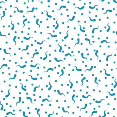 Memphis tarzı soyut deco sanat desen