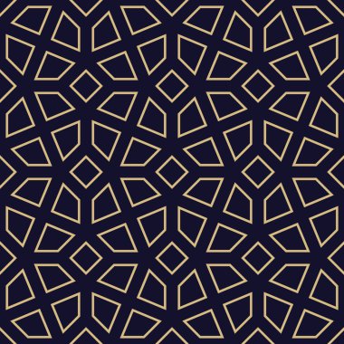 Arapça geometrik dikişsiz süsleme deseni