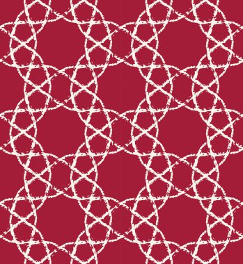 Arapça geometrik dikişsiz süsleme deseni