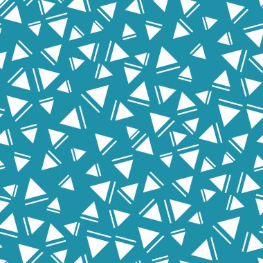 Memphis tarzı üçgen seamless modeli