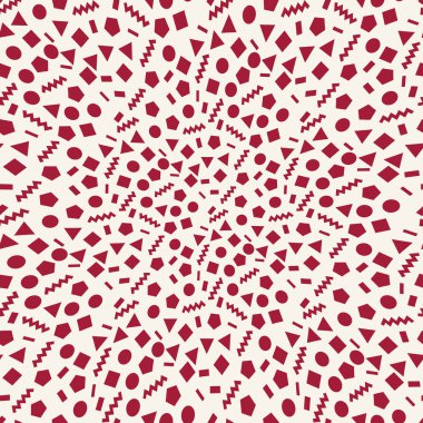 Memphis tarzı geometrik seamless modeli