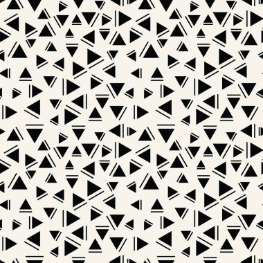Memphis tarzı üçgen seamless modeli