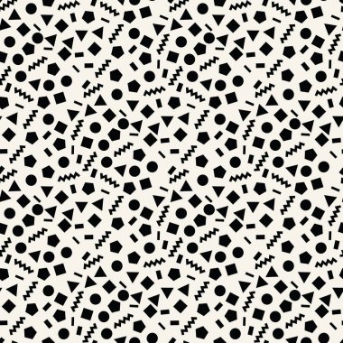 Memphis tarzı geometrik seamless modeli