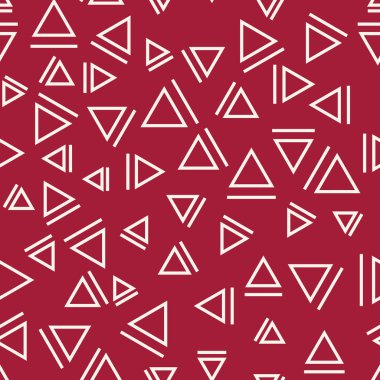 Memphis tarzı üçgen seamless modeli