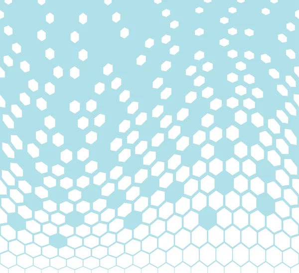 Motif vectoriel géométrique demi-ton hexagonal — Image vectorielle