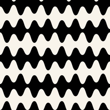 soyut dalgalı çizgiler seamless modeli