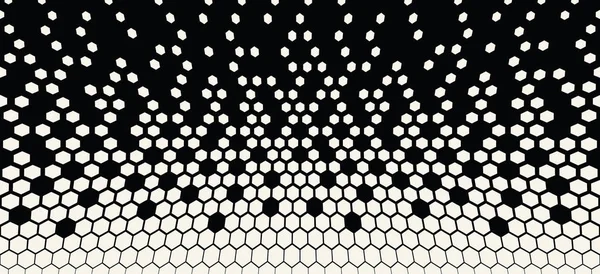 Motif vectoriel géométrique demi-ton hexagonal — Image vectorielle