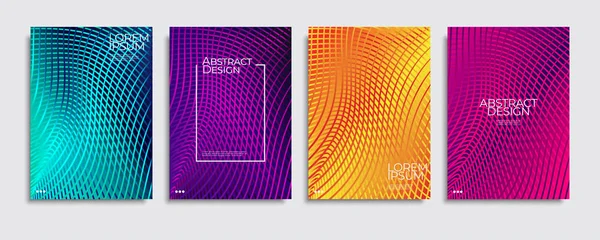 Abstract covers design. Colorful gradient vector background patterns. — Stock Vector