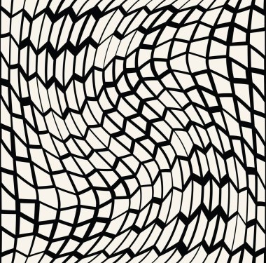 Benzersiz geometrik arka plan desen baskı tasarımı.