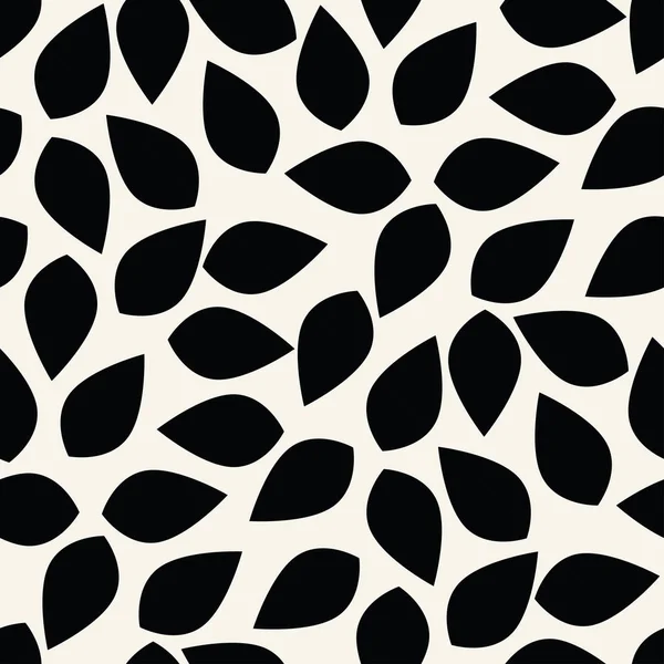 Feuille géométrique abstraite motif pour fond naturel, graphique minimaliste simple, décoration rétro, mode estivale — Image vectorielle