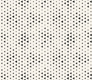 Soyut üçgen yarım ton geometrik arkaplan deseni baskısı.