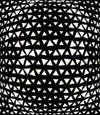 Soyut üçgen yarım ton geometrik arkaplan deseni baskısı.