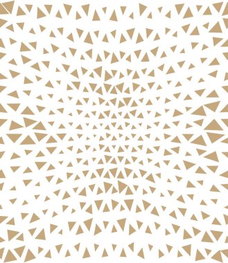 Soyut üçgen yarım ton geometrik arkaplan deseni baskısı.