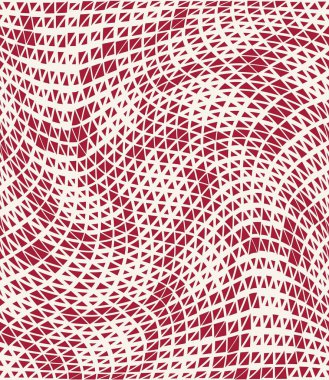 Soyut üçgen yarım ton geometrik arkaplan deseni baskısı.