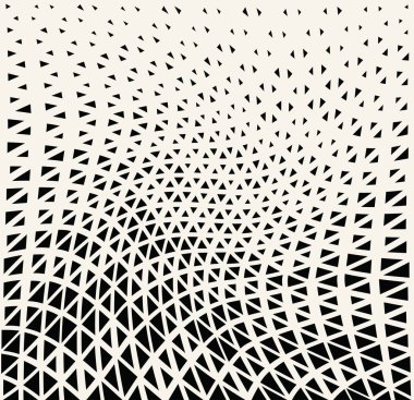 Soyut, dikişsiz geometrik desen izi. Basit yarım tonlu arkaplan tasarımı. Vektör illüstrasyonu.