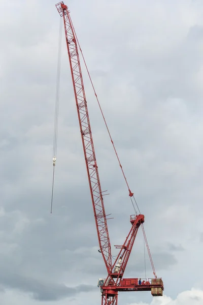 Construction crane hook — Stock Photo, Image