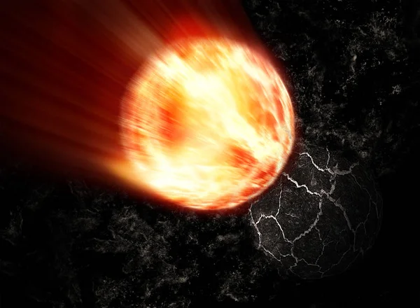 Gezegen dünya çöktü.