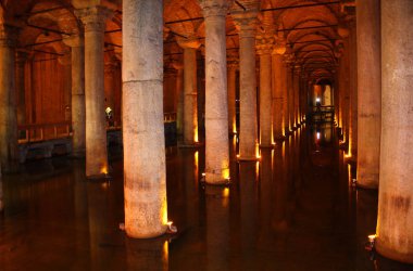  Basil's Cistern in Istanbul clipart