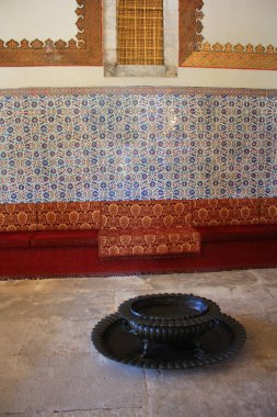  Topkapı Sarayı salonunun İstanbul, Türkiye