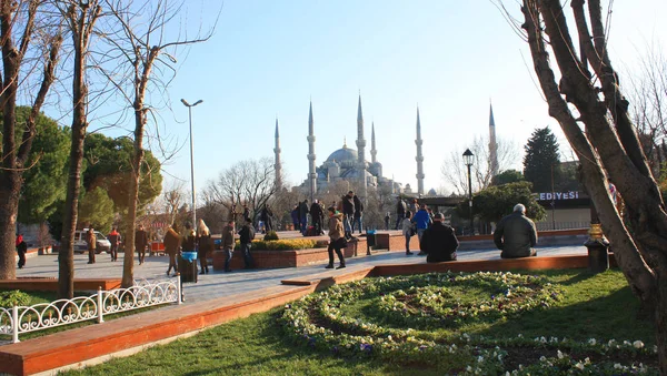 Μπλε Τζαμί στην Κωνσταντινούπολη — Φωτογραφία Αρχείου