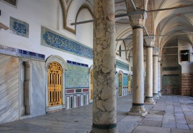 Türkiye 'nin İstanbul kentindeki Topkapı Sarayı