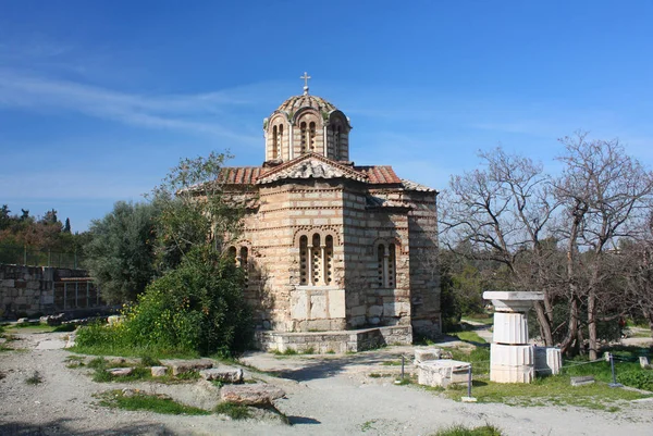 Iglesia de los Santos Apóstoles en el Ágora en Atenas — Foto de Stock