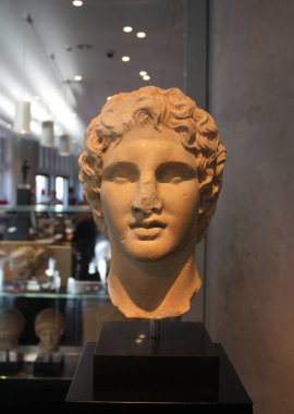 Atina - 5 Şubat 2017. Antik Yunan Heykel Müzesi Atina