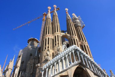 Antonio Gaudi Barcelona'da Sagrada Familia