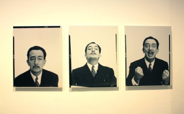 Figueres - 15 Ekim 2016. Salvador Dali'nin Figueres, İspanya'daki Salvador Dali Müzesi'ndeki fotoğrafları