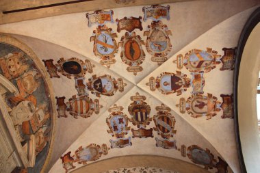 Bologna - 12 Eylül 2016. Tavan Üniversitesi Bologna, İtalya