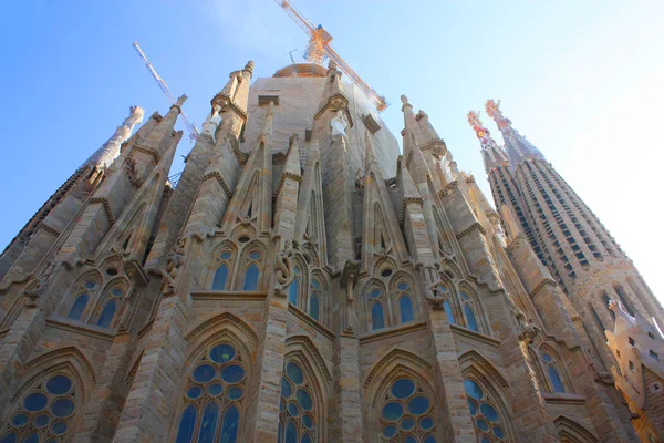 Η Sagrada Familia του Antonio Gaudi στη Βαρκελώνη — Φωτογραφία Αρχείου