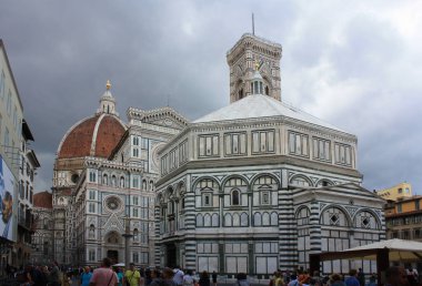 Floransa - 11 Eylül 2016. Duomo Katedrali Floransa İtalya