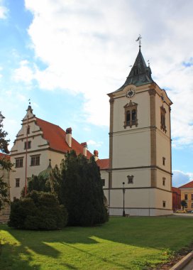 Çan kulesinin eski Belediye Binası Levoca, Slovakya