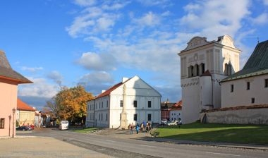 Poprad, Slovakya (eski şehir) Spisska Sobota Town Hall