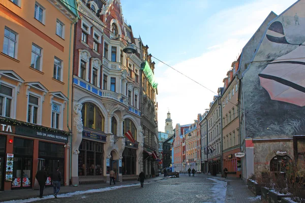 Riga - December 12, 2017. Rhédey-Riga, Lettország — Stock Fotó