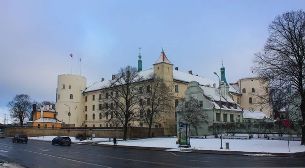 Riga - 12 décembre 2017. Château de Riga (résidence du Président de la Lettonie) ) — Photo