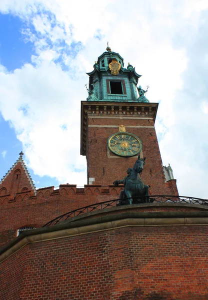 Castelo de Wawel em Cracóvia, Polônia — Fotografia de Stock