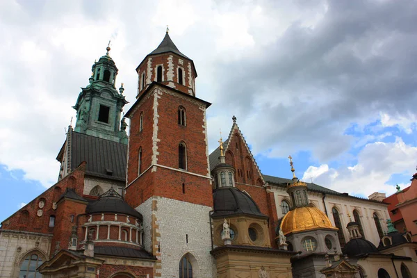 Katedry, zamku na Wawelu w Krakowie — Zdjęcie stockowe