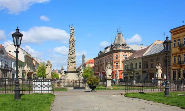 Kosice - április 20-án, 2017. Pestis-oszlop Kassán — Stock Fotó