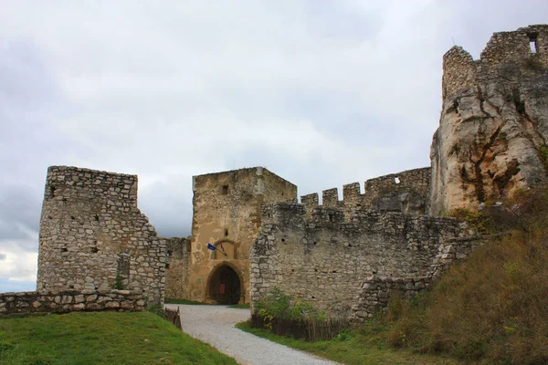 Inter no Castelo de Spis na Eslováquia — Fotografia de Stock