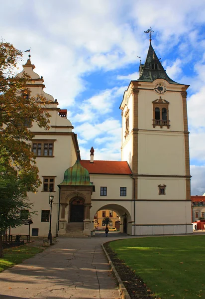 Věž staré radnice v Levoča, Slovensko — Stock fotografie