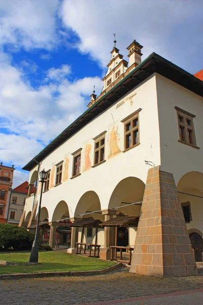Fragmento del antiguo ayuntamiento de Levoca, Eslovaquia — Foto de Stock