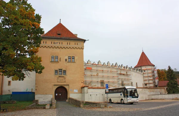 Castle, Kézsmárkon Szlovákia ősszel — Stock Fotó