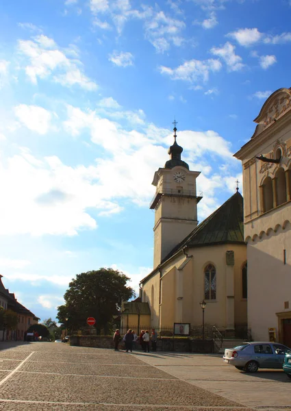 Catedral de São Jorge em Spisska Sobota (Poprad) na Eslováquia — Fotografia de Stock