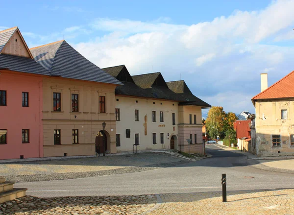 Az utcán a Spišská Sobota (Old Town), Poprád, Szlovákia — Stock Fotó