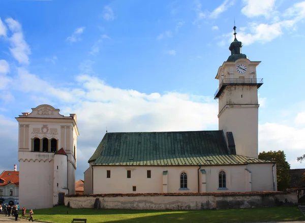 Ο Καθεδρικός Ναός του Αγίου Γεωργίου σε Spisska Sobota (Πόπραντ) στη Σλοβακία — Φωτογραφία Αρχείου